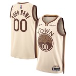 Maillot NBA Golden State Warriors Personnalisable Nike 2025-26 City Edition Blanc Swingman - Homme